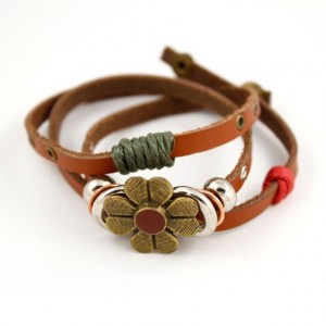 Handmade leather jewelry